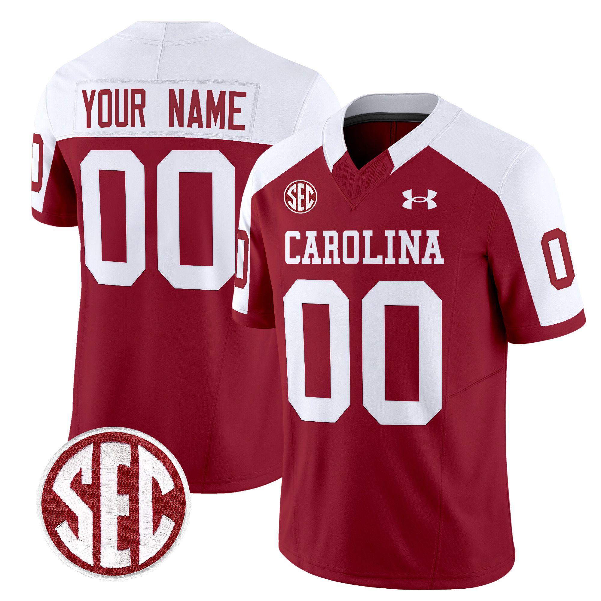 Men South Carolina Gamecocks Red 1980 Throwback Vapor Limited 2024 Custom NCAA Jersey style 1->customized ncaa jersey->Custom Jersey